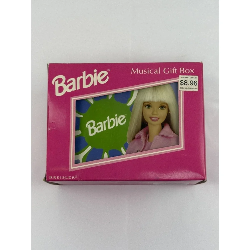 Vintage 1999 BARBIE MUSIC BOX MOTION FIGURINE & Jewelry Box by Mattel New RARE